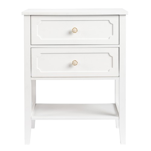 Wood nightstand end side table - side,